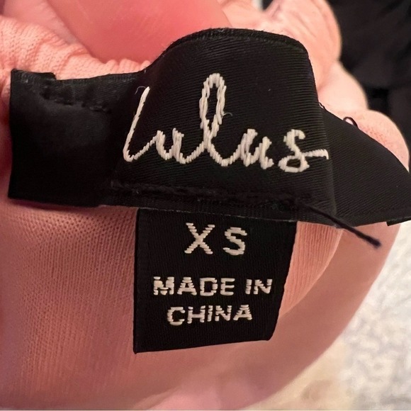 Lulus Blush Pink Pleated Wrap Midi Cocktail Dress Slit Formal Wedding M - Picture 7 of 9